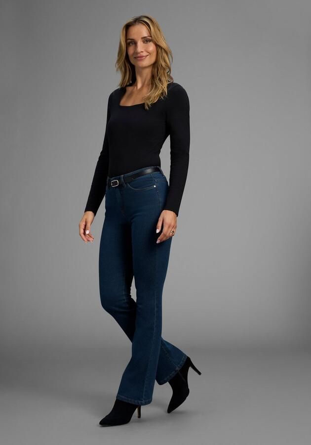 Arizona Bootcut jeans Comfort Fit uitlopende pasvorm met steekzakken hoge taille - Foto 4