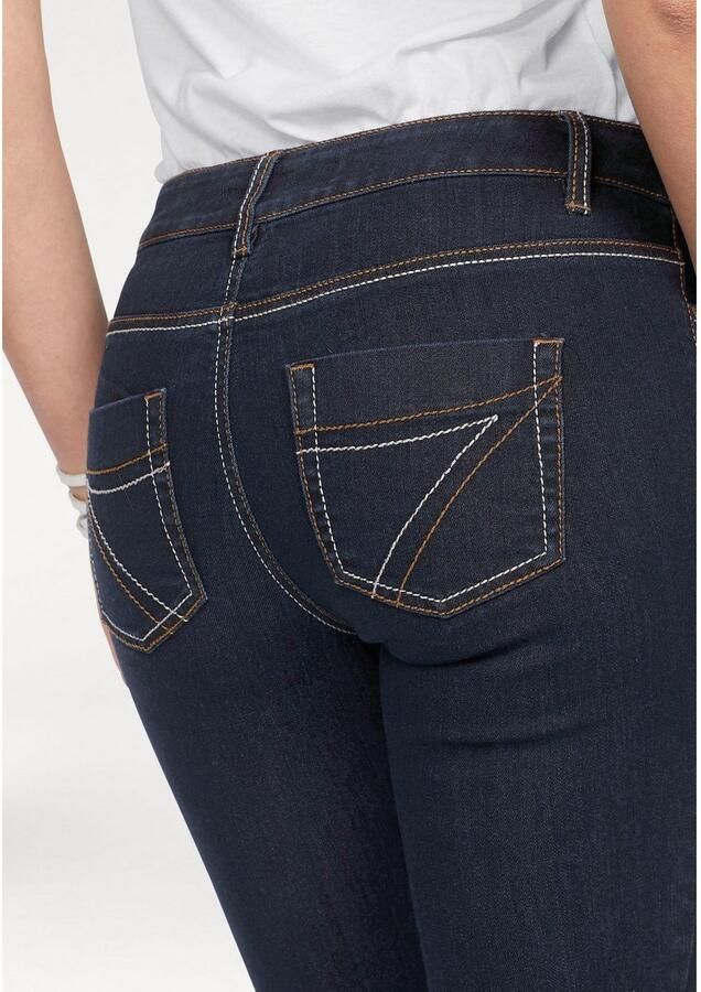 Arizona Bootcut jeans Met contrasterende stiksels normale taille bootcut 5-pocket-stijl donkere wassing - Foto 2
