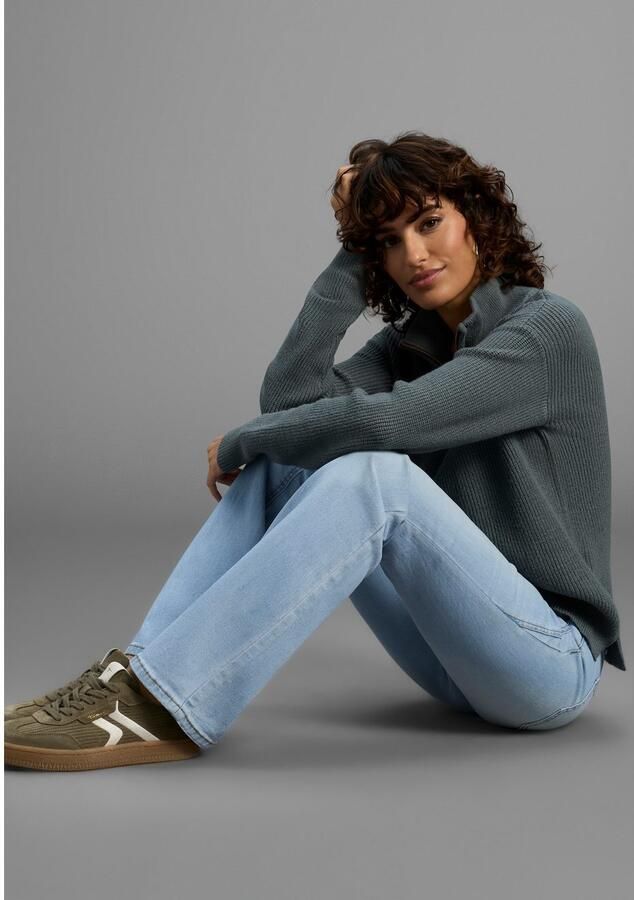 Arizona Bootcut jeans Tailleband met zij-elastiek inzet hoge taille bootcut met stretch klassieke 5-pocket-stijl - Foto 3