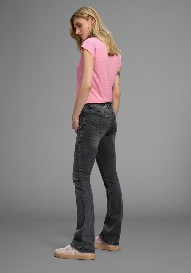 Arizona Bootcut jeans Met geren uitlopende pasvorm lage taille elastisch materiaal - Foto 4