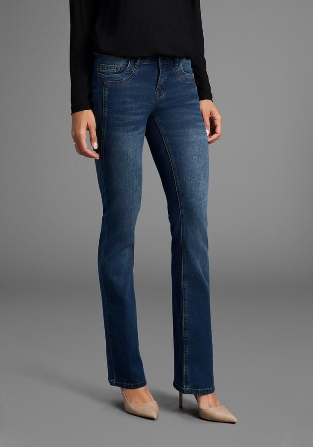 Arizona Bootcut jeans Met geren uitlopende pasvorm lage taille elastisch materiaal - Foto 3