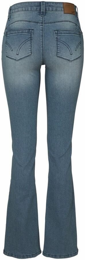 Arizona Bootcut jeans Shaping bootcut contraststiksels used-look-wassing lage taille - Foto 9