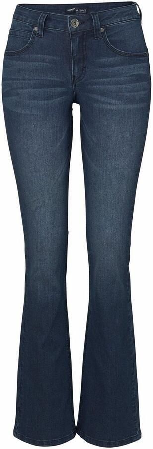 Arizona Bootcut jeans Shaping bootcut contraststiksels used-look-wassing lage taille - Foto 9
