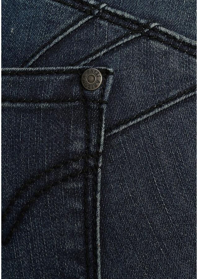 Arizona Bootcut jeans Shaping bootcut contraststiksels used-look-wassing lage taille - Foto 3