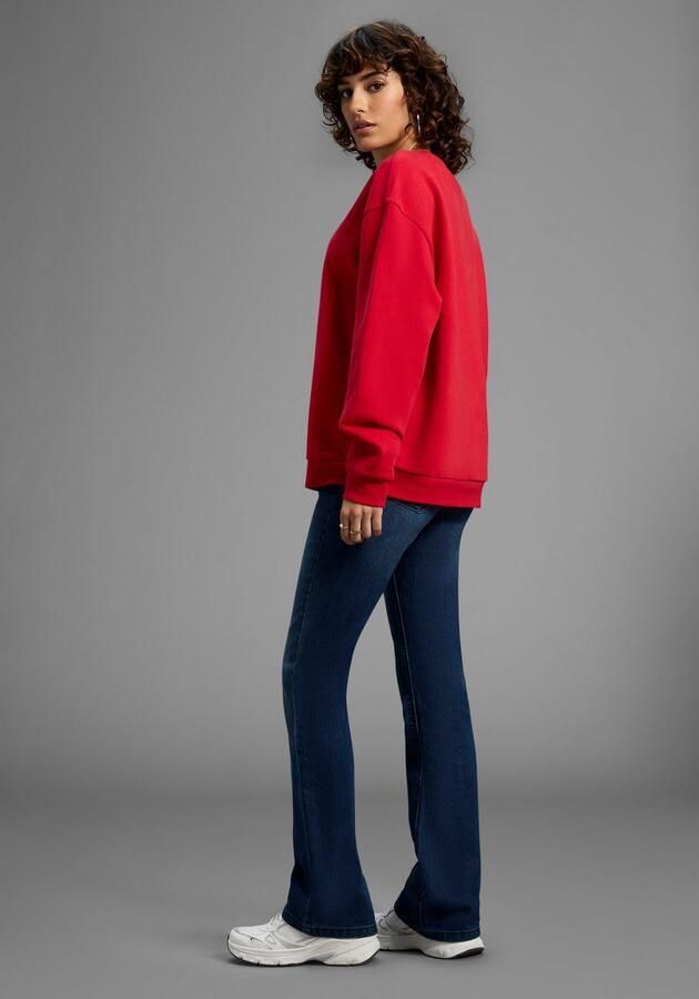 Arizona Bootcut jeans Shaping bootcut contraststiksels used-look-wassing lage taille - Foto 8