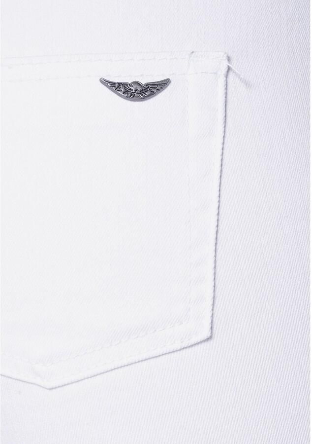 Arizona Bootcut jeans Shaping elastische pasvorm bootcut-pasvorm used-wassing hoge taille