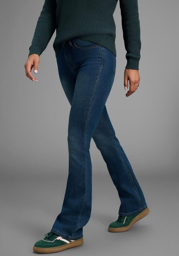 Arizona Bootcut jeans Shaping elastische pasvorm bootcut-pasvorm used-wassing hoge taille - Foto 2