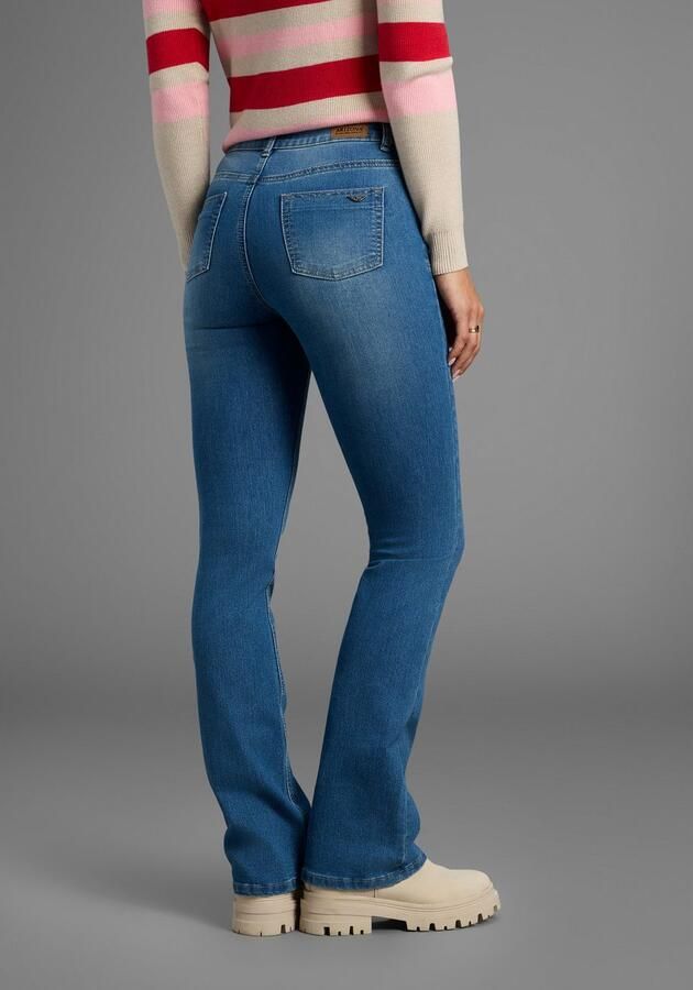 Arizona Bootcut jeans Shaping elastische pasvorm bootcut-pasvorm used-wassing hoge taille - Foto 5