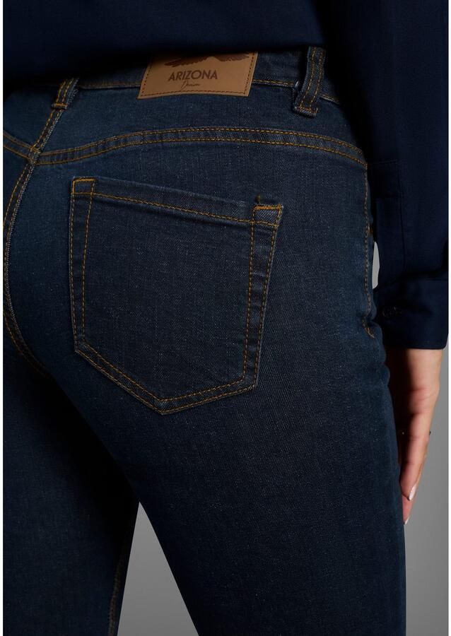 Arizona Bootcut jeans Tailleband met zij-elastiek inzet hoge taille bootcut met stretch klassieke 5-pocket-stijl