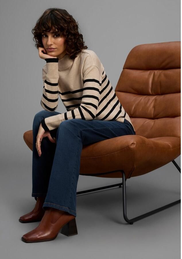 Arizona Bootcut jeans Tailleband met zij-elastiek inzet hoge taille bootcut met stretch klassieke 5-pocket-stijl - Foto 2