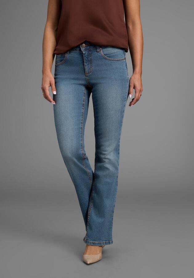 Arizona Bootcut jeans Tailleband met zij-elastiek inzet hoge taille bootcut met stretch klassieke 5-pocket-stijl - Foto 7