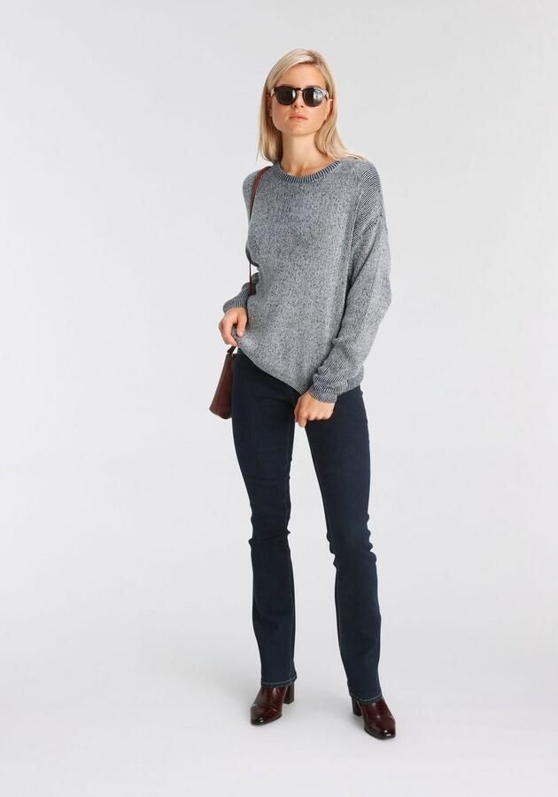 Arizona Bootcut jeans Ultra Stretch normale pasvorm baby-bootcut used-look-wassing - Foto 7