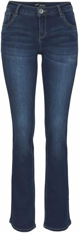 Arizona Bootcut jeans Ultra Stretch normale pasvorm baby-bootcut used-look-wassing - Foto 13