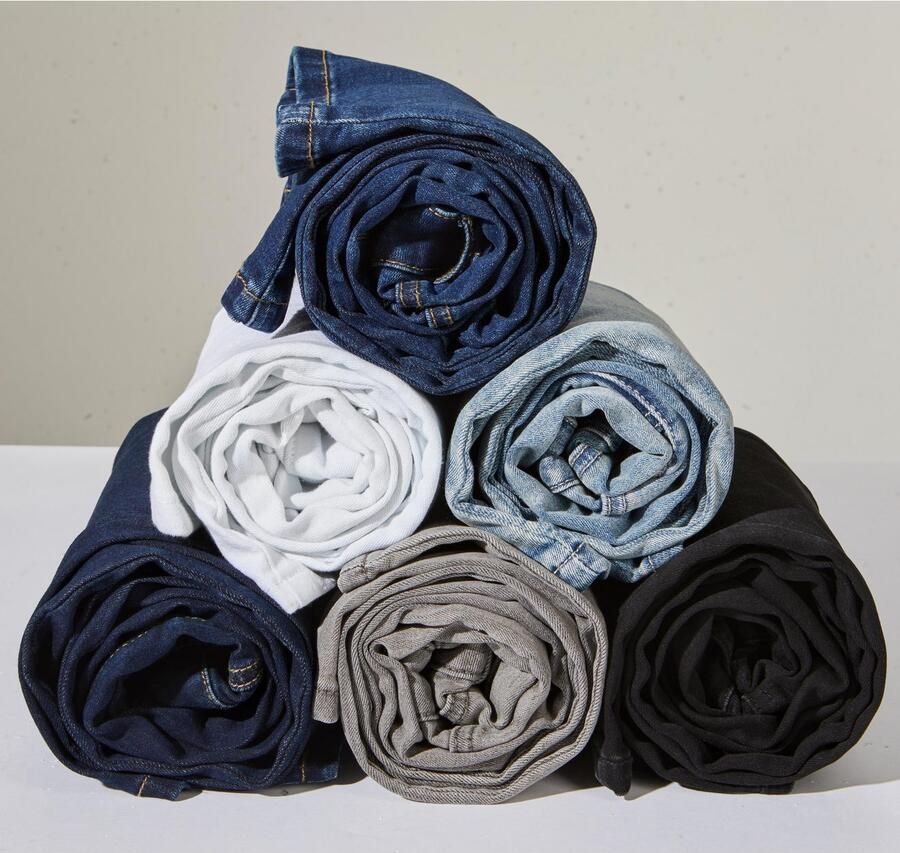 Arizona Bootcut jeans Ultra Stretch normale pasvorm baby-bootcut used-look-wassing - Foto 2