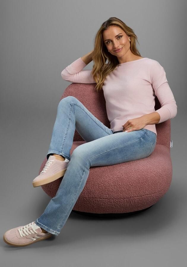 Arizona Bootcut jeans Ultra Stretch normale pasvorm baby-bootcut used-look-wassing - Foto 9