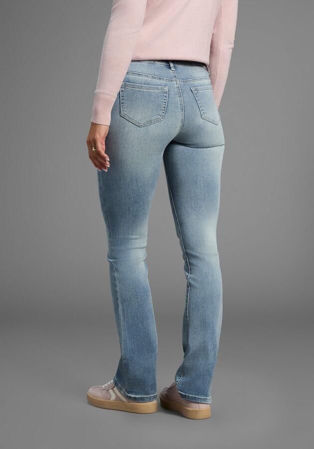 Arizona Bootcut jeans Ultra Stretch normale pasvorm baby-bootcut used-look-wassing - Foto 8