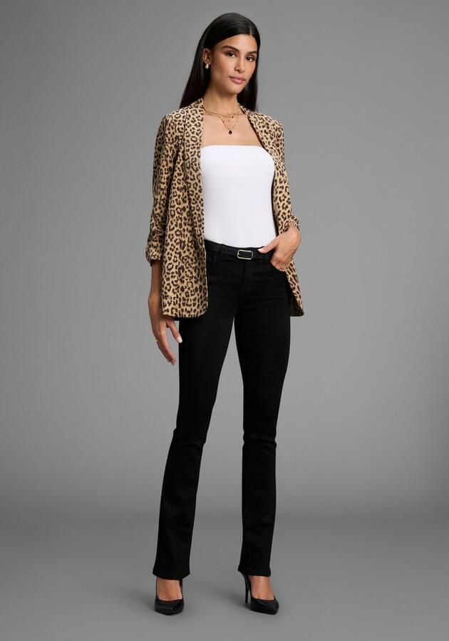 Arizona Bootcut jeans Ultra Stretch normale pasvorm baby-bootcut used-look-wassing - Foto 7