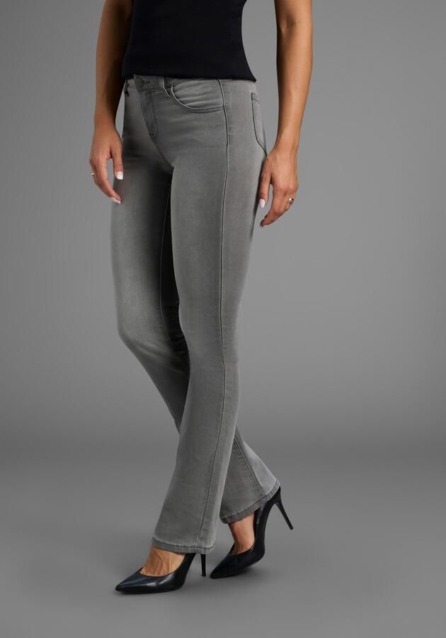 Arizona Bootcut jeans Ultra Stretch normale pasvorm baby-bootcut used-look-wassing - Foto 9