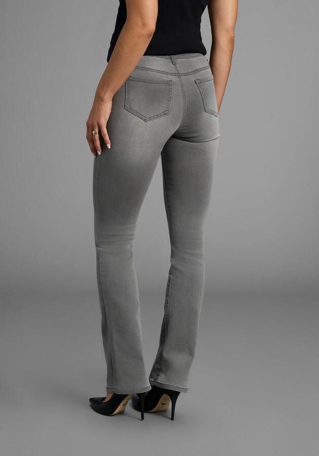 Arizona Bootcut jeans Ultra Stretch normale pasvorm baby-bootcut used-look-wassing - Foto 8