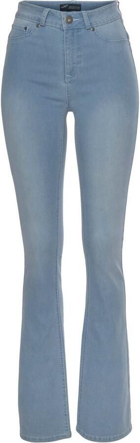 Arizona Bootcut jeans Ultra Stretch uitlopende pasvorm used-wassing hoge taille - Foto 9