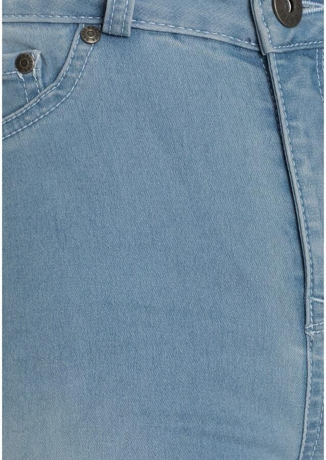 Arizona Bootcut jeans Ultra Stretch uitlopende pasvorm used-wassing hoge taille