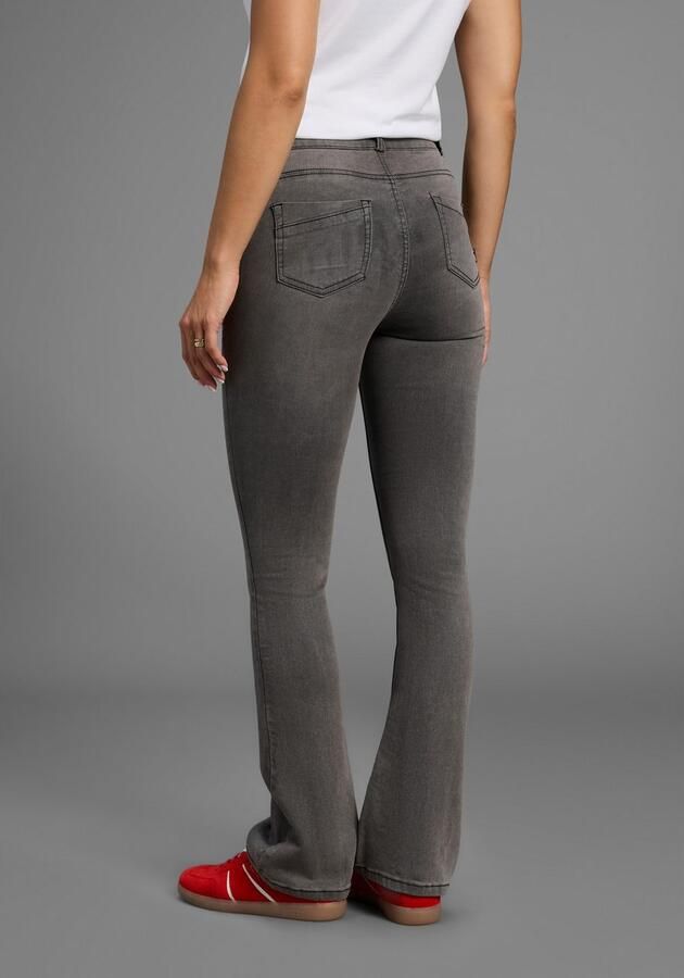 Arizona Bootcut jeans Ultra Stretch uitlopende pasvorm used-wassing hoge taille - Foto 5