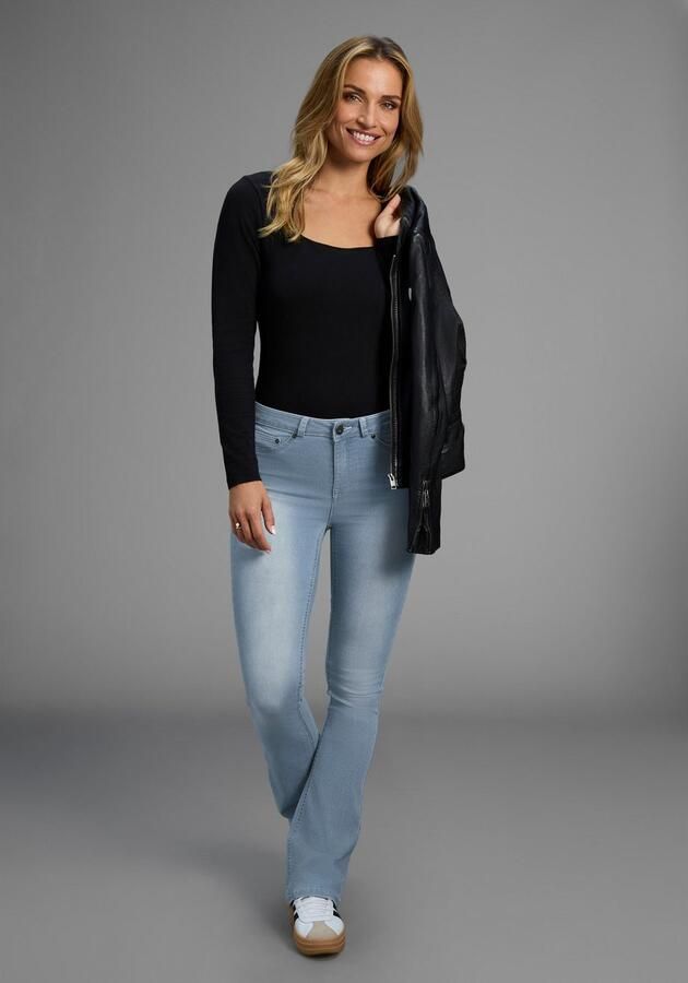 Arizona Bootcut jeans Ultra Stretch uitlopende pasvorm used-wassing hoge taille - Foto 5