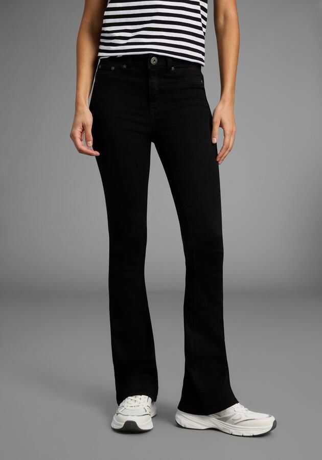 Arizona Bootcut jeans Ultra Stretch uitlopende pasvorm used-wassing hoge taille - Foto 3