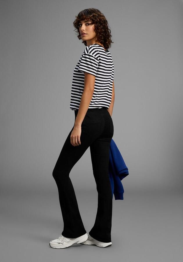 Arizona Bootcut jeans Ultra Stretch uitlopende pasvorm used-wassing hoge taille - Foto 5