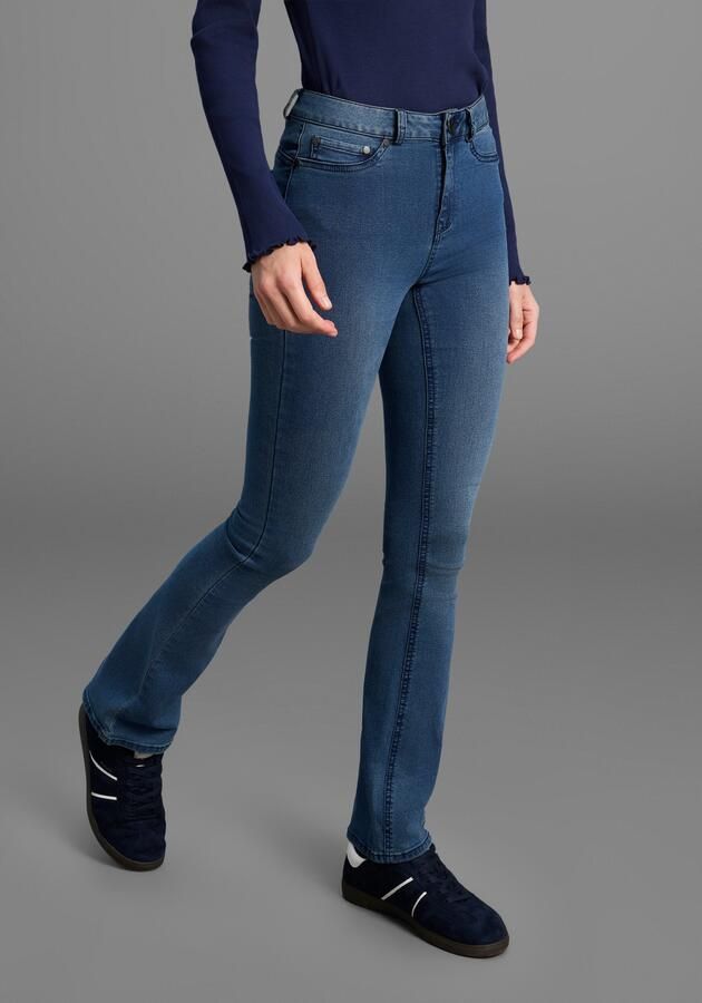 Arizona Bootcut jeans Ultra Stretch uitlopende pasvorm used-wassing hoge taille - Foto 2