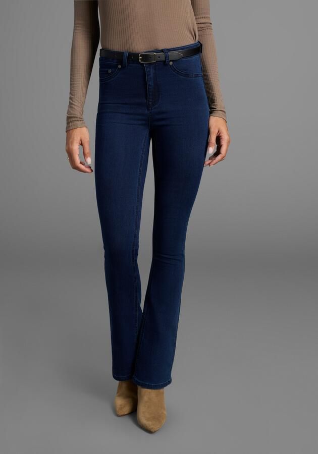 Arizona Bootcut jeans Ultra Stretch uitlopende pasvorm used-wassing hoge taille - Foto 6