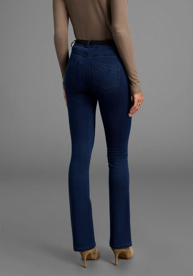 Arizona Bootcut jeans Ultra Stretch uitlopende pasvorm used-wassing hoge taille - Foto 2