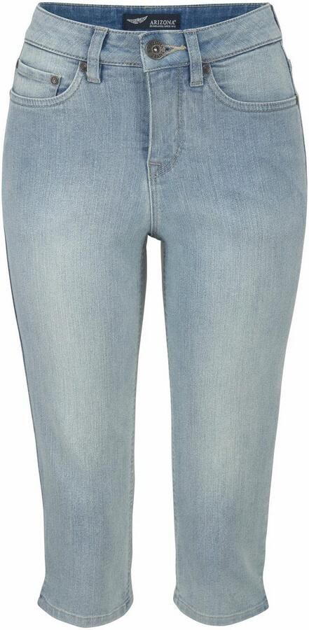 Arizona Capri jeans Met splitje in de zoom smalle pasvorm met stijlvolle studs hoge taille - Foto 5