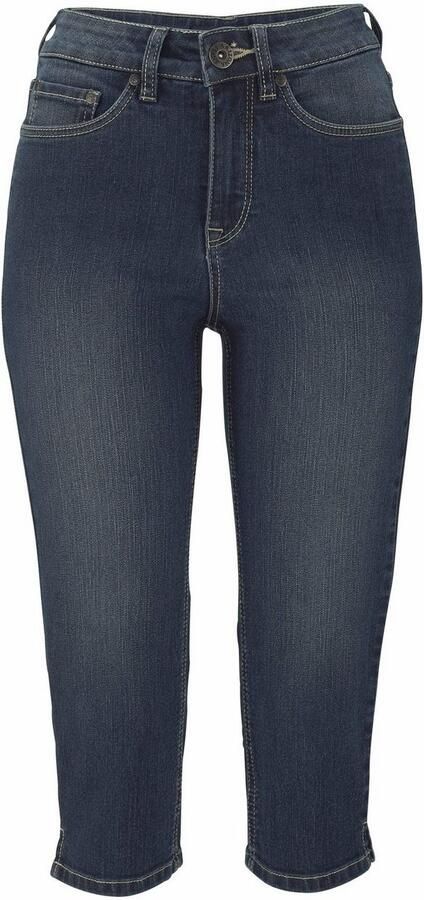 Arizona Capri jeans Met splitje in de zoom smalle pasvorm met stijlvolle studs hoge taille - Foto 6