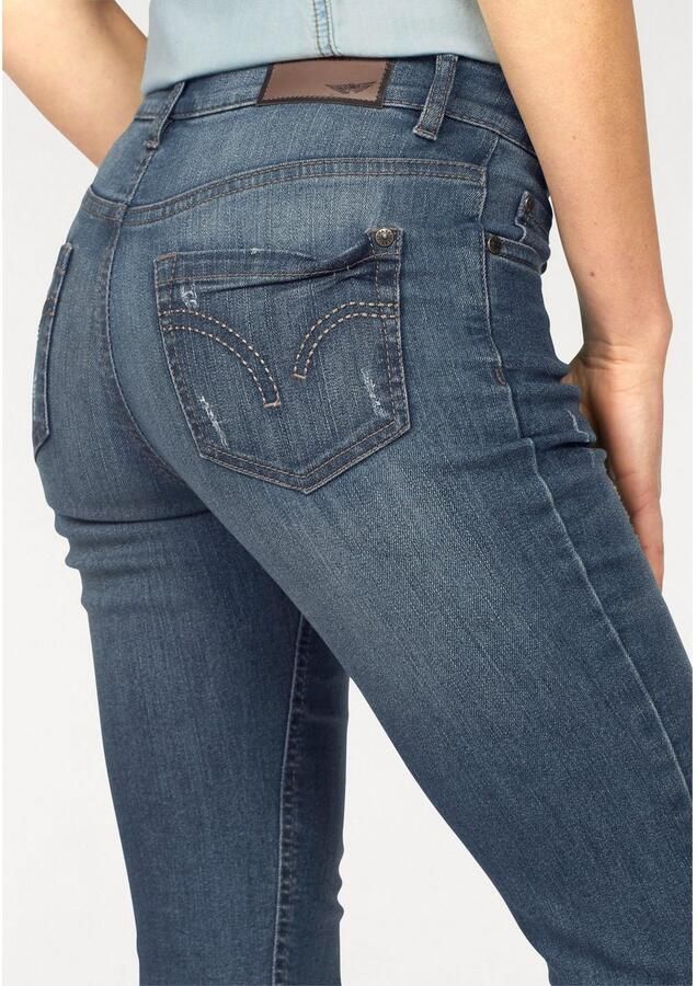 Arizona Capri jeans smalle pasvorm met destroyed-effecten lage taille - Foto 6