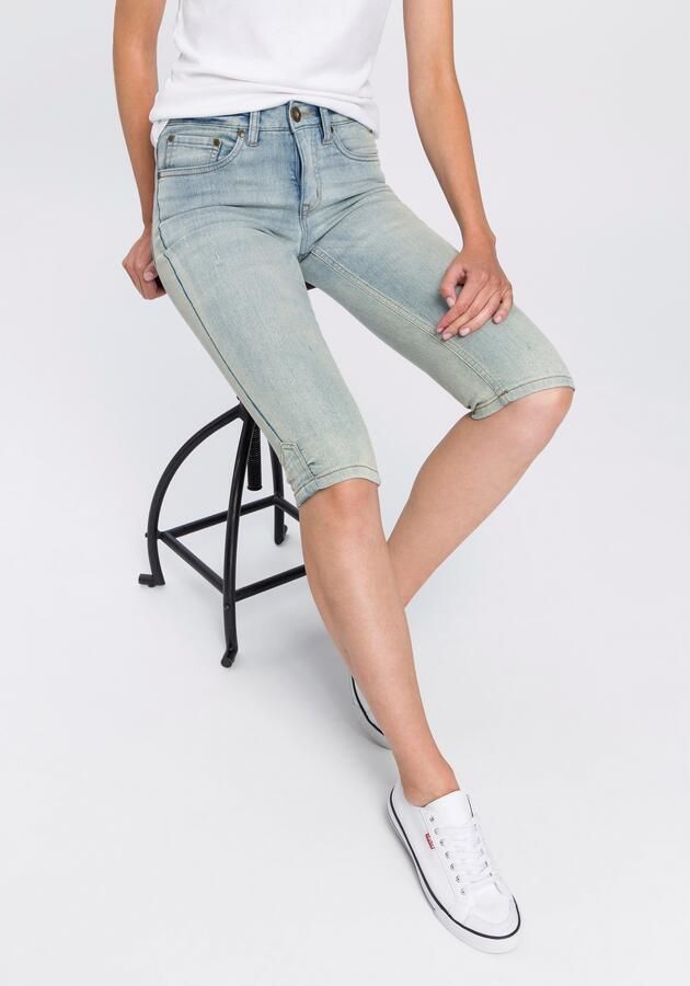 Arizona Capri jeans smalle pasvorm met destroyed-effecten lage taille - Foto 9