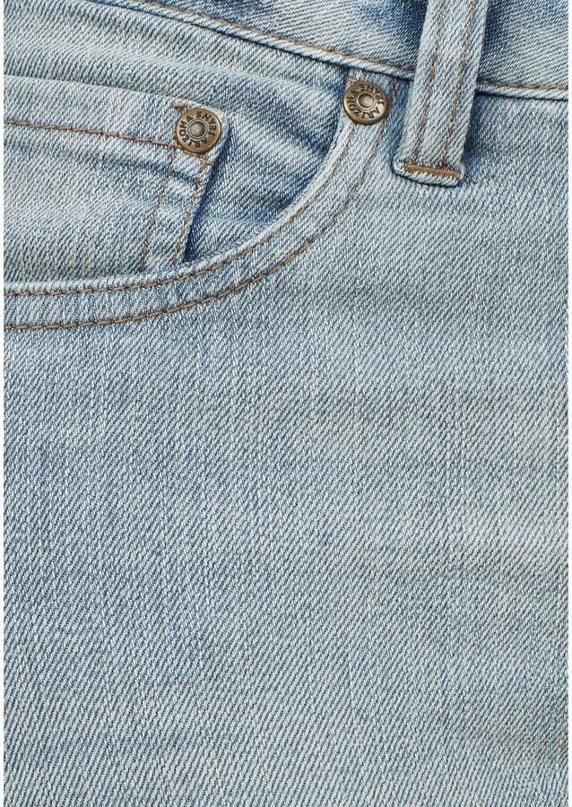 Arizona Capri jeans smalle pasvorm met destroyed-effecten lage taille