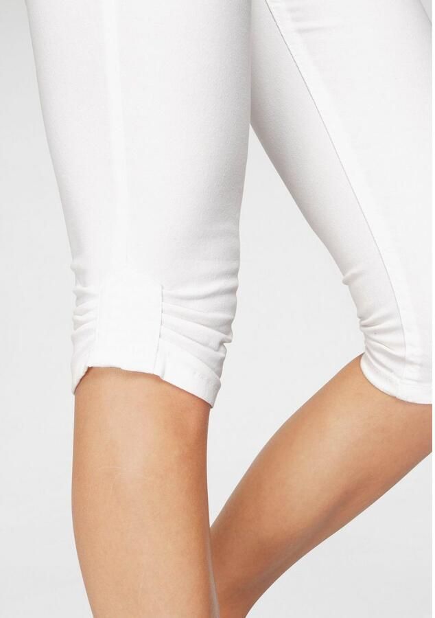 Arizona Capri jeans smalle pasvorm met destroyed-effecten lage taille - Foto 3