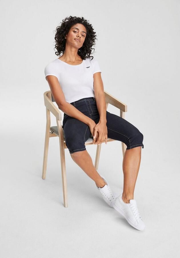 Arizona Capri jeans Ultra Stretch extra-strak gesneden pasvorm hoge taille in capri-lengte - Foto 5