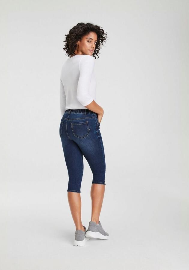 Arizona Capri jeans Ultra Stretch extra-strak gesneden pasvorm hoge taille in capri-lengte - Foto 4