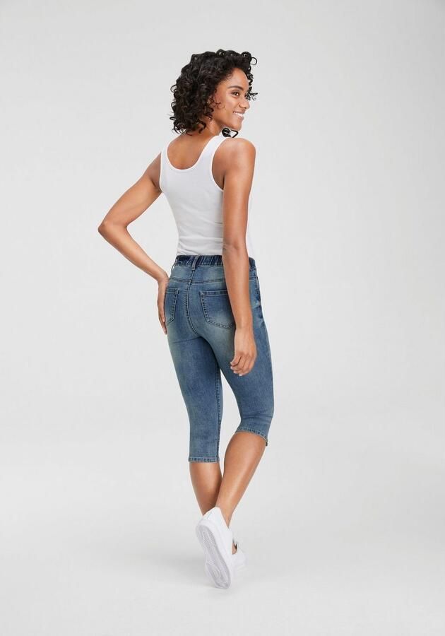 Arizona Capri jeans Ultra Stretch extra-strak gesneden pasvorm hoge taille in capri-lengte - Foto 5