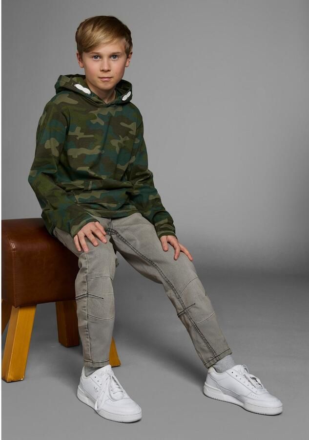 Arizona Comfortjeans Stretchjeans voor jongens comfortabele o-vorm pasvorm used-look wasbeurt - Foto 3