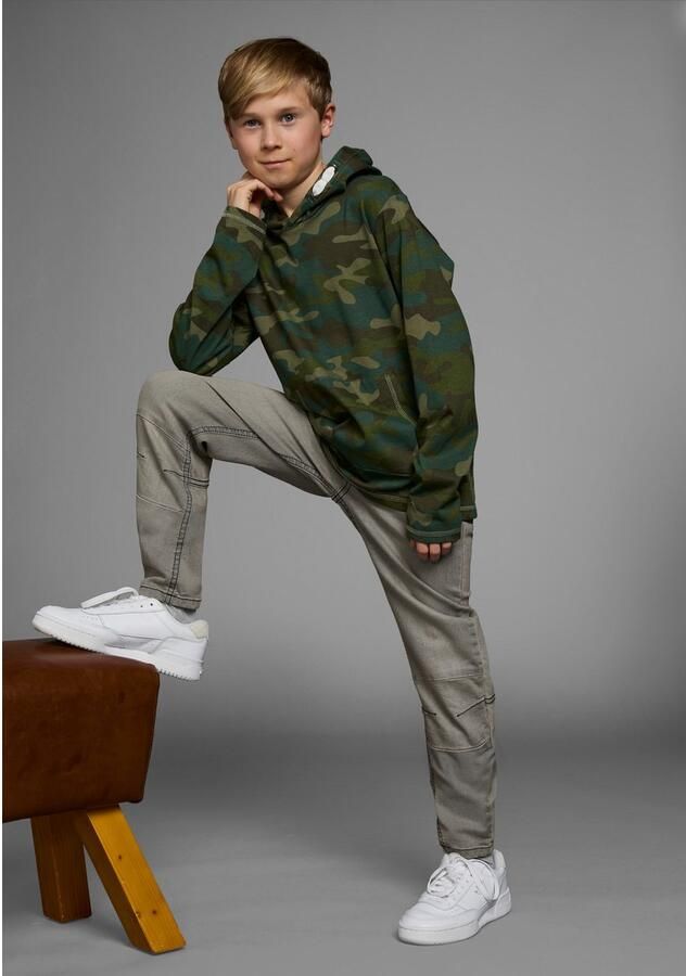 Arizona Comfortjeans Stretchjeans voor jongens comfortabele o-vorm pasvorm used-look wasbeurt - Foto 4