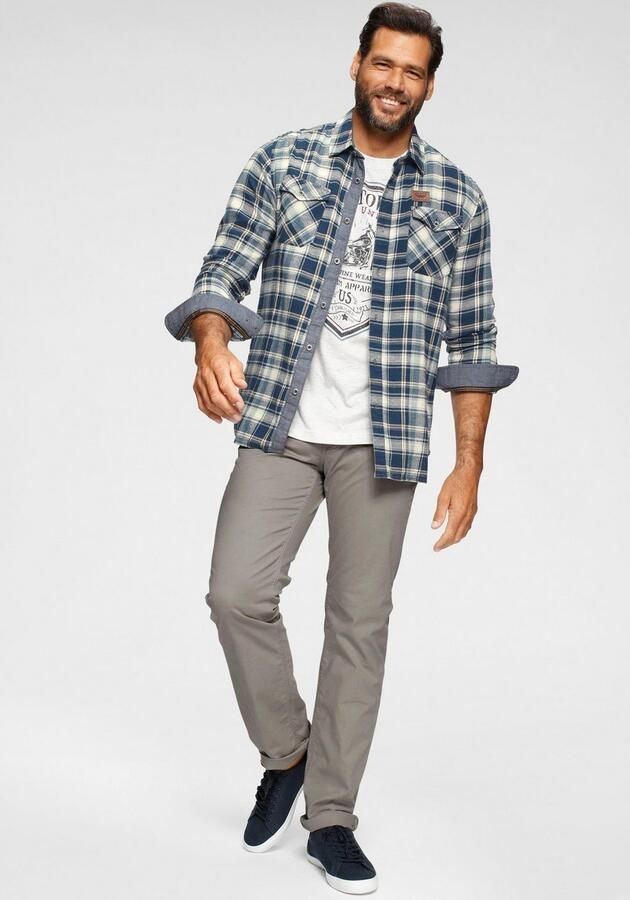 Arizona Flanellen overhemd Modieus motief met grote ruiten - Foto 5