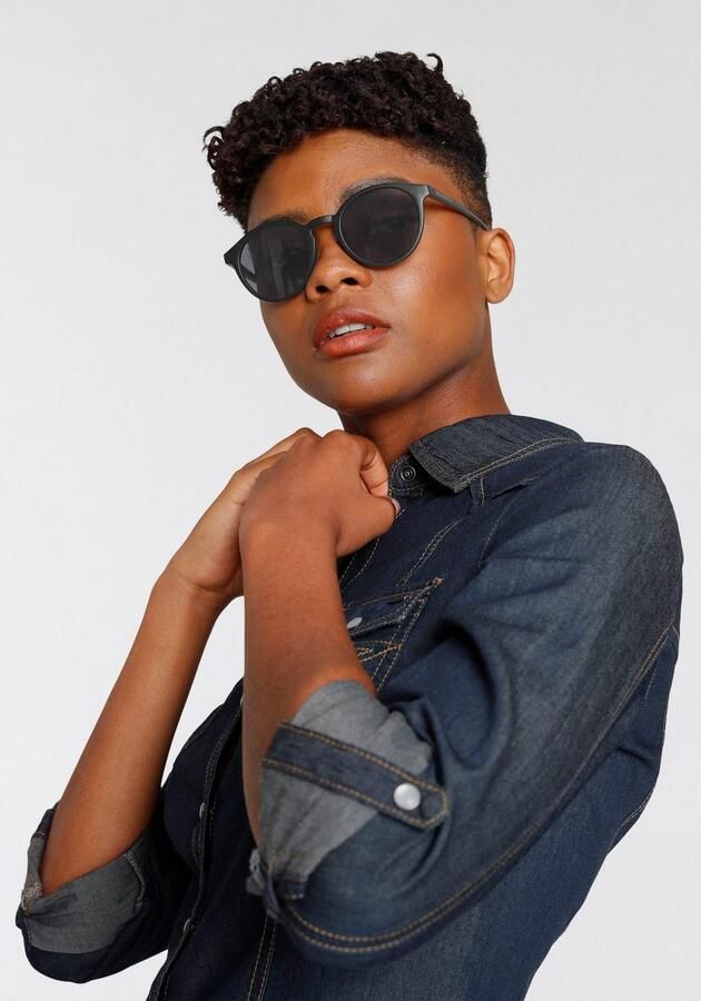 Arizona Jeans blouse Met drukknopen in parelmoer-look - Foto 5