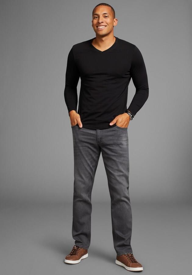 Arizona Jeans met elastische band Paul elastische tailleband comfort-fit rechte pijpsnit - Foto 3