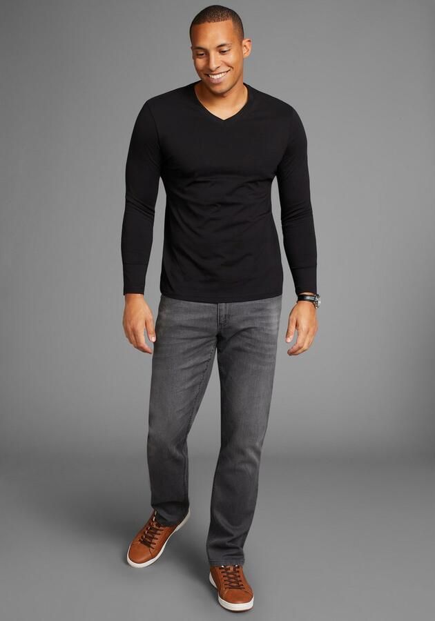 Arizona Jeans met elastische band Paul elastische tailleband comfort-fit rechte pijpsnit - Foto 5