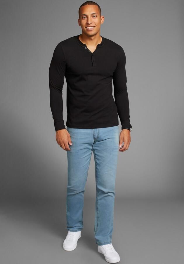 Arizona Jeans met elastische band Paul elastische tailleband comfort-fit rechte pijpsnit - Foto 3