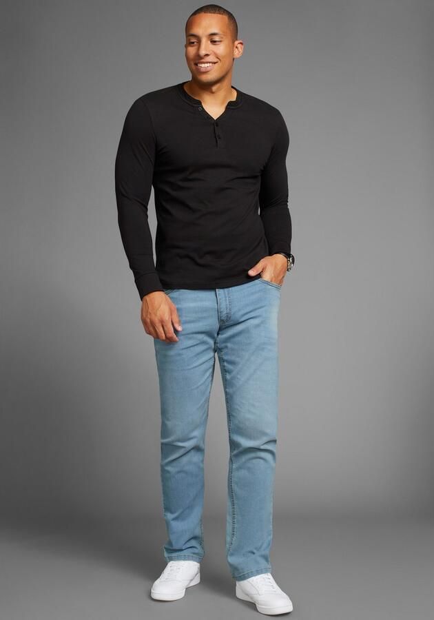 Arizona Jeans met elastische band Paul elastische tailleband comfort-fit rechte pijpsnit - Foto 4