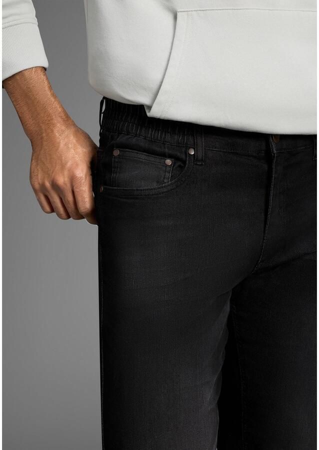 Arizona Jeans met elastische band Paul elastische tailleband comfort-fit rechte pijpsnit - Foto 2